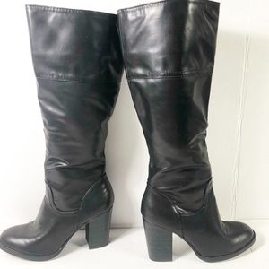 Black high boots size 8 1/2
